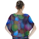 Multicolored Patterned Spheres 3d Blouse View2