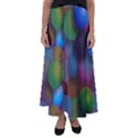 Multicolored Patterned Spheres 3d Flared Maxi Skirt View1