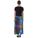 Multicolored Patterned Spheres 3d Flared Maxi Skirt View2