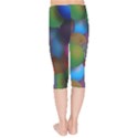 Multicolored Patterned Spheres 3d Kids  Capri Leggings  View2