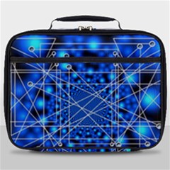 Network Connection Structure Knot Full Print Lunch Bag by Sapixe