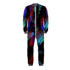 Native Blanket Abstract Digital Art Onepiece Jumpsuit (kids) by Sapixe