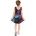 Native Blanket Abstract Digital Art Kids  Sleeveless Dress View2