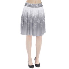 New Year Holiday Snowflakes Tree Branches Pleated Skirt