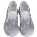 New Year Holiday Snowflakes Tree Branches Men s Lightweight Slip Ons View1