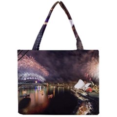 New Year’s Evein Sydney Australia Opera House Celebration Fireworks Mini Tote Bag by Sapixe