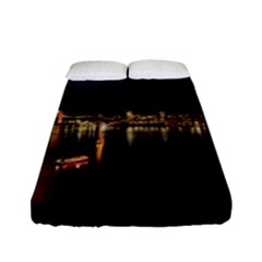 New Year’s Evein Sydney Australia Opera House Celebration Fireworks Fitted Sheet (full/ Double Size) by Sapixe