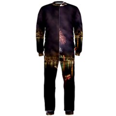 New Year’s Evein Sydney Australia Opera House Celebration Fireworks Onepiece Jumpsuit (men)  by Sapixe