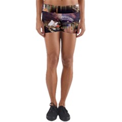 New Year’s Evein Sydney Australia Opera House Celebration Fireworks Yoga Shorts by Sapixe