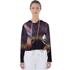 New Year’s Evein Sydney Australia Opera House Celebration Fireworks Women s Slouchy Sweat by Sapixe