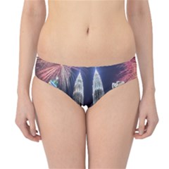 New Years Eve Petronas Towers Kuala Lumpur Malaysia Hipster Bikini Bottoms by Sapixe