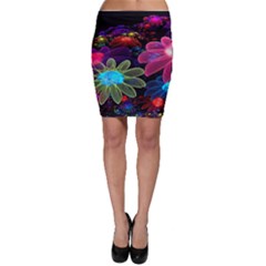 Nice 3d Flower Bodycon Skirt by Sapixe