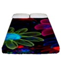 Nice 3d Flower Fitted Sheet (King Size) View1