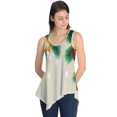 Ornament Christmast Pattern Sleeveless Tunic by Sapixe