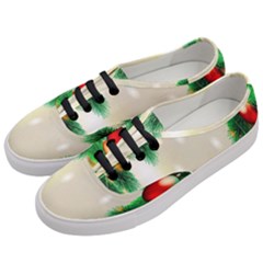 Ornament Christmast Pattern Women s Classic Low Top Sneakers by Sapixe