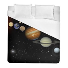 Outer Space Planets Solar System Duvet Cover (full/ Double Size) by Sapixe