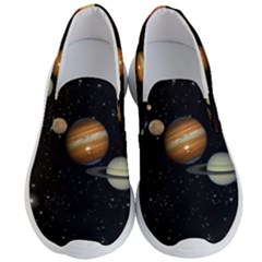 Outer Space Planets Solar System Men s Lightweight Slip Ons by Sapixe