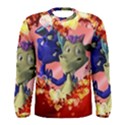 Ove Hearts Cute Valentine Dragon Men s Long Sleeve Tee View1