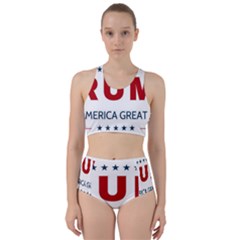 Trump Maga Patriotic Racer Back Bikini Set by decalsbyallie