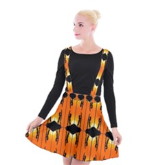 Surfer Girl Suspender Skater Skirt by ArtworkByPatrick