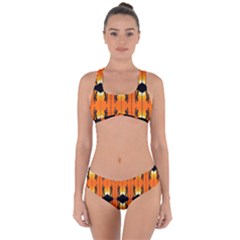 Surfer Girl Criss Cross Bikini Set by ArtworkByPatrick