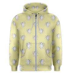 Cute Kids Drawing Motif Pattern Men s Zipper Hoodie by dflcprints