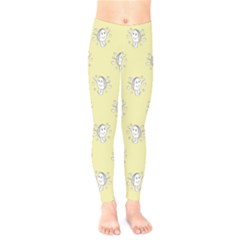 Cute Kids Drawing Motif Pattern Kids  Legging