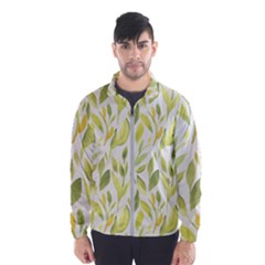 Green Leaves Nature Patter Wind Breaker (men)