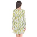 Green Leaves Nature Patter Flare Dress View2