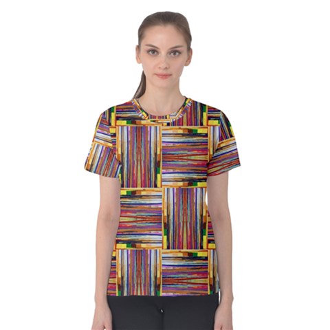 Artwork By Patrick-squares-3 Women s Cotton Tee by ArtworkByPatrick