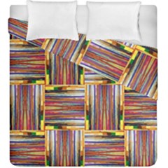 Artwork By Patrick-squares-3 Duvet Cover Double Side (king Size) by ArtworkByPatrick