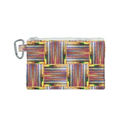 Artwork By Patrick-squares-3 Canvas Cosmetic Bag (small) by ArtworkByPatrick