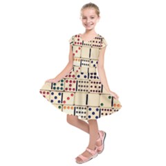 Old Domino Stones Kids  Short Sleeve Dress