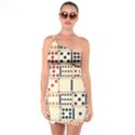 Old Domino Stones One Soulder Bodycon Dress View1