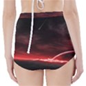 Outer Space Red Stars Star High-Waisted Bikini Bottoms View2