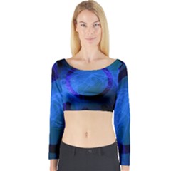 Particles Gear Circuit District Long Sleeve Crop Top by Sapixe