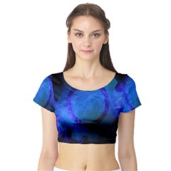 Particles Gear Circuit District Short Sleeve Crop Top by Sapixe