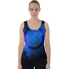 Particles Gear Circuit District Velvet Tank Top by Sapixe