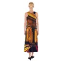 Paris Cityscapes Lights Multicolor France Sleeveless Maxi Dress View2