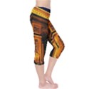 Paris Cityscapes Lights Multicolor France Capri Leggings  View4