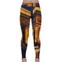 Paris Cityscapes Lights Multicolor France Classic Yoga Leggings View1