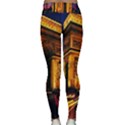 Paris Cityscapes Lights Multicolor France Classic Yoga Leggings View2