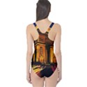 Paris Cityscapes Lights Multicolor France One Piece Swimsuit View2