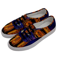 Paris Cityscapes Lights Multicolor France Men s Classic Low Top Sneakers by Sapixe