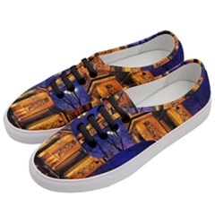 Paris Cityscapes Lights Multicolor France Women s Classic Low Top Sneakers by Sapixe