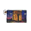 Paris Cityscapes Lights Multicolor France Canvas Cosmetic Bag (Small) View1