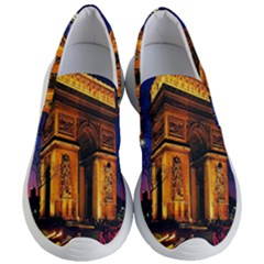 Paris Cityscapes Lights Multicolor France Women s Lightweight Slip Ons by Sapixe