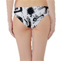 Pattern Color Painting Dab Black Hipster Bikini Bottoms View2