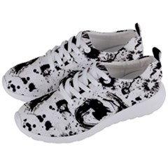 Pattern Color Painting Dab Black Men s Lightweight Sports Shoes by Sapixe