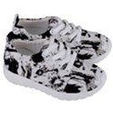 Pattern Color Painting Dab Black Kids  Lightweight Sports Shoes View3